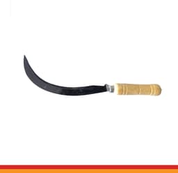 Sickle With Wooden Handle