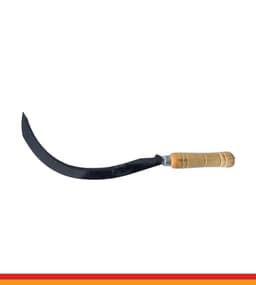 Sickle With Wooden Handle